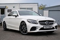 USED 2018 MERCEDES-BENZ C-CLASS 2.0 C300 AMG Line (Premium) Coupe 2dr Petrol G-Tronic+ Euro 6 (s/s) (258 ps) EXCELLENT CONDITION . BLACK LEATHER INTERIOR . REVERSING CAM