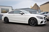USED 2018 MERCEDES-BENZ C-CLASS 2.0 C300 AMG Line (Premium) Coupe 2dr Petrol G-Tronic+ Euro 6 (s/s) (258 ps) EXCELLENT CONDITION . BLACK LEATHER INTERIOR . REVERSING CAM