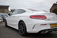 USED 2018 MERCEDES-BENZ C-CLASS 2.0 C300 AMG Line (Premium) Coupe 2dr Petrol G-Tronic+ Euro 6 (s/s) (258 ps) EXCELLENT CONDITION . BLACK LEATHER INTERIOR . REVERSING CAM