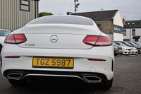 USED 2018 MERCEDES-BENZ C-CLASS 2.0 C300 AMG Line (Premium) Coupe 2dr Petrol G-Tronic+ Euro 6 (s/s) (258 ps) EXCELLENT CONDITION . BLACK LEATHER INTERIOR . REVERSING CAM