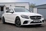 USED 2018 MERCEDES-BENZ C-CLASS 2.0 C300 AMG Line (Premium) Coupe 2dr Petrol G-Tronic+ Euro 6 (s/s) (258 ps) EXCELLENT CONDITION . BLACK LEATHER INTERIOR . REVERSING CAM