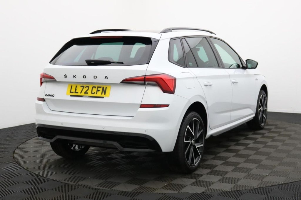 USED 2022 72 SKODA KAMIQ 1.0 TSI Monte Carlo SUV 5dr Petrol DSG Euro 6 (s/s) (110 ps) Pan Roof, Car Play, Sat Nav