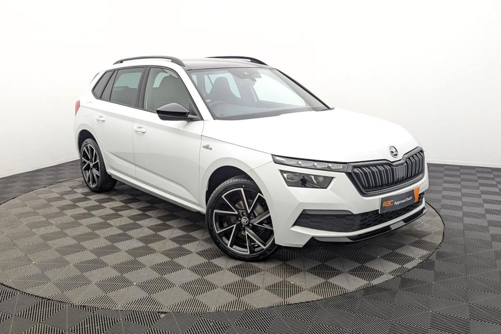USED 2022 72 SKODA KAMIQ 1.0 TSI Monte Carlo SUV 5dr Petrol DSG Euro 6 (s/s) (110 ps) Pan Roof, Car Play, Sat Nav