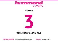 USED 2021 21 BMW X3 2.0 30e 12kWh SE SUV 5dr Petrol Plug-in Hybrid Auto xDrive Euro 6 (s/s) (292 ps) HEATED SEATS, SAT NAV, REAR CAMERA