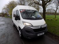 USED 2017 67 CITROEN RELAY Crew Van, Air Con, One owner, Rear Seats, EX MOD 