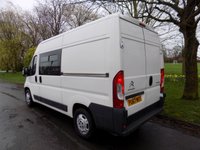 USED 2017 67 CITROEN RELAY Crew Van, Air Con, One owner, Rear Seats, EX MOD 