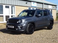 USED 2022 22 JEEP RENEGADE 1.0 GSE T3 Night Eagle SUV 5dr Petrol Manual Euro 6 (s/s) (120 ps) www.suffolkcarcentre.co.uk - Located at Reydon