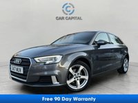 USED 2017 17 AUDI A3 1.4 TFSI CoD Sport Sportback 5dr Petrol S Tronic Euro 6 (s/s) (150 ps) SATNAV+WELL KEPT+HPI CLEAR+LONG MOT