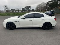 USED 2015 15 MASERATI GHIBLI 3.0D V6 Saloon 4dr Diesel ZF Euro 5 (s/s) (275 ps) GREAT VALUE MASERATI IN WHITE WITH BLACK LEATHER
