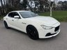 USED 2015 15 MASERATI GHIBLI 3.0D V6 Saloon 4dr Diesel ZF Euro 5 (s/s) (275 ps) GREAT VALUE MASERATI IN WHITE WITH BLACK LEATHER