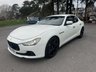 USED 2015 15 MASERATI GHIBLI 3.0D V6 Saloon 4dr Diesel ZF Euro 5 (s/s) (275 ps) GREAT VALUE MASERATI IN WHITE WITH BLACK LEATHER