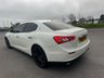 USED 2015 15 MASERATI GHIBLI 3.0D V6 Saloon 4dr Diesel ZF Euro 5 (s/s) (275 ps) GREAT VALUE MASERATI IN WHITE WITH BLACK LEATHER