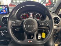 USED 2017 67 AUDI A3 1.5 TFSI CoD Black Edition Saloon 4dr Petrol S Tronic Euro 6 (s/s) (150 ps) DAYTONA GREY | BLACK ALLOYS