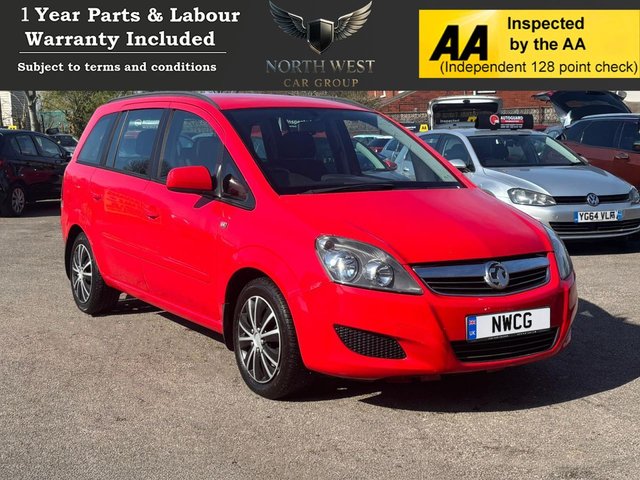 View our Vauxhall Zafira range