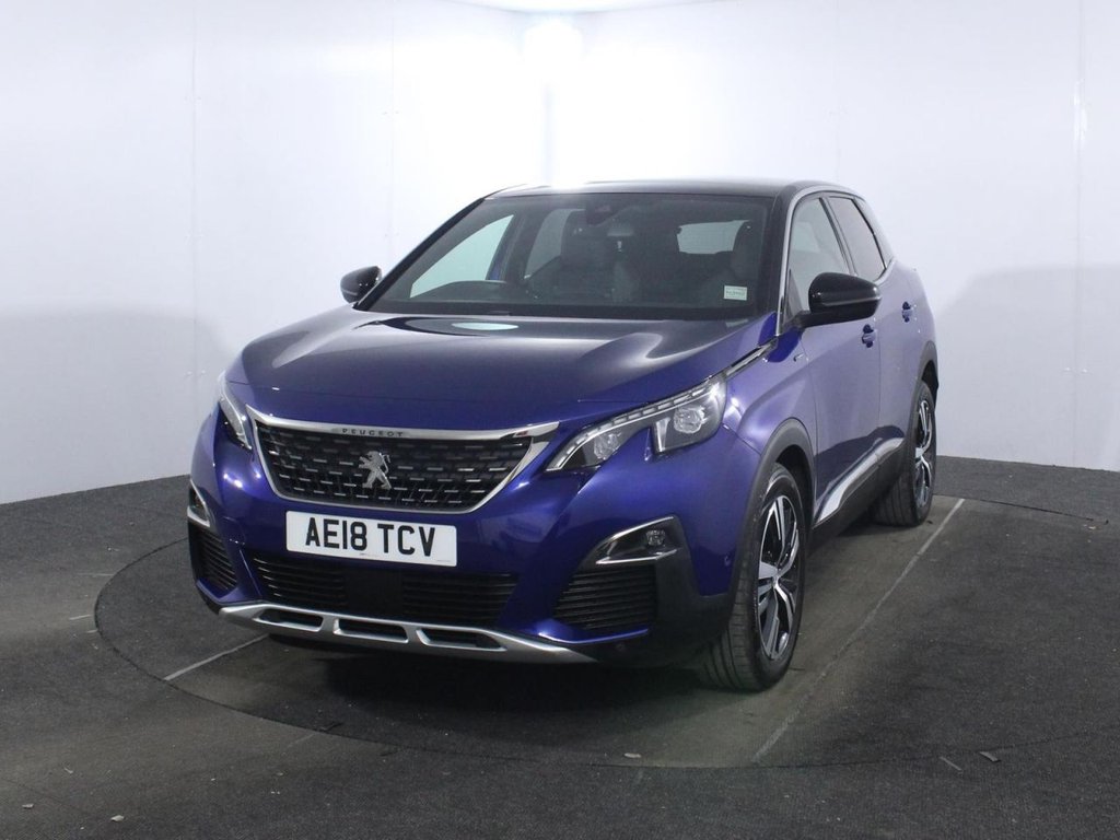 USED 2018 18 PEUGEOT 3008 1.2 PureTech GT Line SUV 5dr Petrol Manual Euro 6 (s/s) (130 ps) 