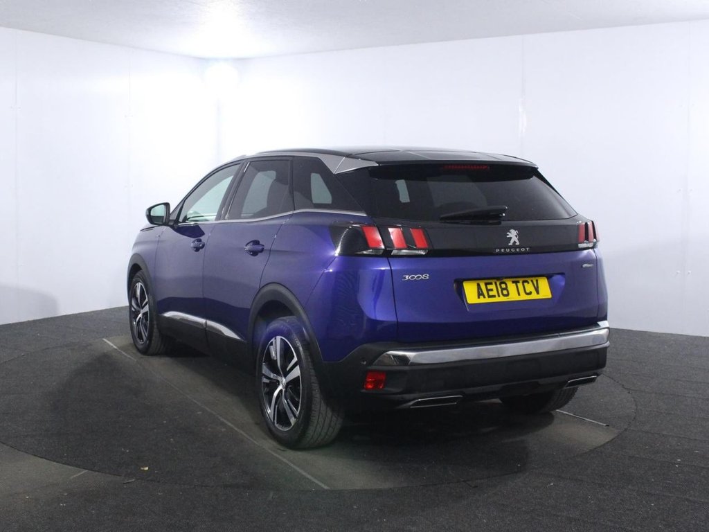 USED 2018 18 PEUGEOT 3008 1.2 PureTech GT Line SUV 5dr Petrol Manual Euro 6 (s/s) (130 ps) 