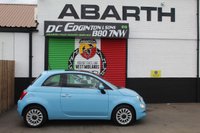 USED 2016 16 FIAT 500 1.2 Lounge Hatchback 3dr Petrol Manual Euro 6 (s/s) (69 bhp) FINISHED IN THE EVER POPULAR VOLARE BLUE