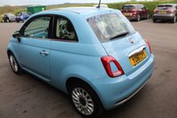 USED 2016 16 FIAT 500 1.2 Lounge Hatchback 3dr Petrol Manual Euro 6 (s/s) (69 bhp) FINISHED IN THE EVER POPULAR VOLARE BLUE