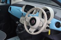 USED 2016 16 FIAT 500 1.2 Lounge Hatchback 3dr Petrol Manual Euro 6 (s/s) (69 bhp) FINISHED IN THE EVER POPULAR VOLARE BLUE