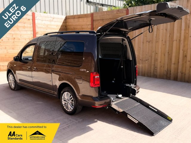 View our Volkswagen Caddy Maxi Life 5 Seat Auto Wheelchair Accessible Disabled Access Vehicle WAV