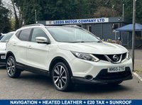 USED 2016 65 NISSAN QASHQAI 1.5 dCi Tekna SUV 5dr Diesel Manual 2WD Euro 6 (s/s) (110 ps) LOW TAX + GLASS SUNROOF + DAB + HEATED LEATHER SEATS + NAV