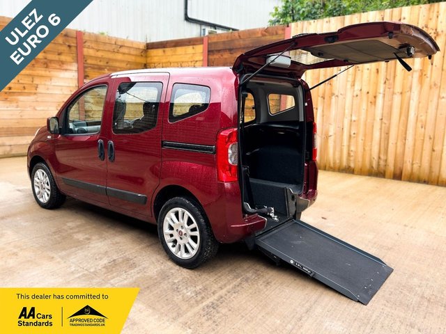 View our Fiat Qubo 2 Seat Wheelchair Accessible Disabled Access Vehicle WAV