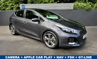 USED 2018 18 KIA CEED 1.6 CRDi GT-Line Hatchback 5dr Diesel Manual Euro 6 (s/s) (134 bhp) NAVIGATION + CRUISE + APPLE CARPLAY + ANDROID AUTO + FSH