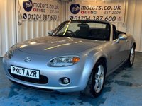 USED 2007 07 MAZDA MX-5 1.8i Convertible 2dr Petrol Manual Euro 4 (126 ps)+2 KEYS+2 FORMER KEEPERS+HPI CLEAR+VERY CLEAN+HISTORY 2 KEYS+2 FORMER KEEPERS+HPI CLEAR+VERY CLEAN+HISTORY