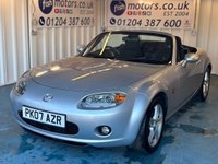 USED 2007 07 MAZDA MX-5 1.8i Convertible 2dr Petrol Manual Euro 4 (126 ps)+2 KEYS+2 FORMER KEEPERS+HPI CLEAR+VERY CLEAN+HISTORY 2 KEYS+2 FORMER KEEPERS+HPI CLEAR+VERY CLEAN+HISTORY
