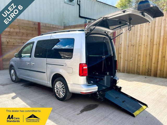 View our Volkswagen Caddy Maxi Life 5 Seat Auto Wheelchair Accessible Disabled Access Vehicle WAV