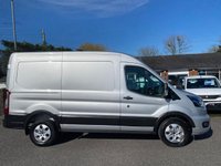 USED 2025 75 FORD TRANSIT 350 LIMITED L2 H2 MWB MEDIUM HIGH FWD 2.0 ECO BLUE 130PS AUTO One Company Owner, Less Than 2000 Miles, Ford Warranty Till September 2028, Top Of Range Limited Model With All The Desirable Features As Standard! Stunning Looking Van In Moondust Silver!