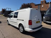 USED 2020 70 VOLKSWAGEN CADDY MAXI 2.0 TDI C20 HIGHLINE DSG LWB 100BHP. 96K MLS. AC. SENSORS. FINANCE. PX. AC. SATNAV. DSG AUTO HIGHLINE. EURO 6. FINANCE. PX