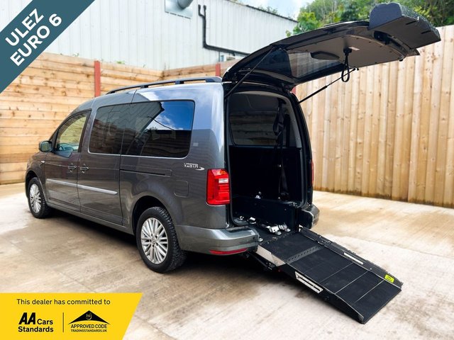 View our Volkswagen Caddy Maxi Life 5 Seat Petrol Auto Wheelchair Accessible Disabled Access Vehicle WAV