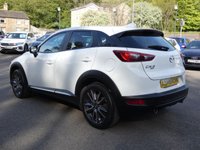 USED 2017 67 MAZDA CX-3 2.0 SKYACTIV-G Sport Nav 5d 4WD 150 S/S SAT NAV, HEAD-UP DISPLAY, REVERSING CAMERA, APPLE CARPLAY / ANDROID AUTO, HEATED SEATS & STEERING WHEEL, BOSE SOUND SYSTEM, REAR PARKING SENSORS, CRUISE CONTROL & SPEED LIMITER, LANE DEPARTURE WARNING SYSTEM, BLACK PART LEATHER INTERIOR, KEYLESS ENTRY & START, 18 INCH ALLOY WHEELS, PRIVACY GLASS, DAB RADIO, BLUETOOTH, RAIN & LIGHT SENSORS, MANUAL 6 SPEED, 4X4, ELECTRIC FOLDING HEATED DOOR MIRRORS, AUTOMATIC CLIMATE CONTROL AIR CON, HILL HOLD ASSIST, 2 x USB PORTS, ISO FIX, SERVICE HISTORY
