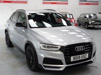 USED 2019 19 AUDI Q3 2.0 TDI Black Edition SUV 5dr Diesel Manual Euro 6 (s/s) (150 ps) SAT NAV-BOSE SOUND-19" ALLOYS