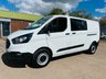 USED 2020 20 FORD TRANSIT CUSTOM 2.0 320 EcoBlue Leader Crew Van Double Cab 5dr Diesel Manual L2 H1 Euro 6 (s/s) (130 ps) 