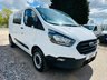 USED 2020 20 FORD TRANSIT CUSTOM 2.0 320 EcoBlue Leader Crew Van Double Cab 5dr Diesel Manual L2 H1 Euro 6 (s/s) (130 ps) 
