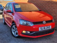 USED 2016 16 VOLKSWAGEN POLO 1.0 BlueMotion Tech Match Hatchback 5dr Petrol Manual Euro 6 (s/s) (60 ps) 