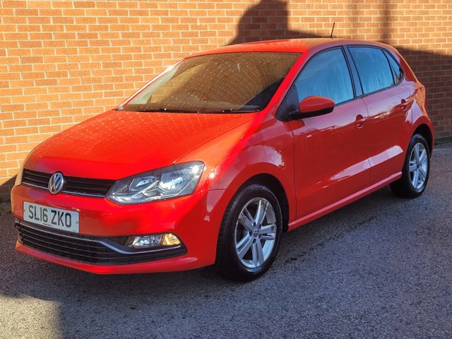 2016 16 Volkswagen Polo 1.0 BlueMotion Tech Match Hatchback 5dr Petrol Manual Euro 6 (s/s) (60 ps)