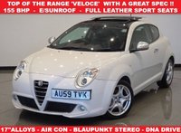 USED 2009 59 ALFA ROMEO MITO 1.4 TB Veloce Hatchback 3dr Petrol Manual Euro 4 (155 bhp) 