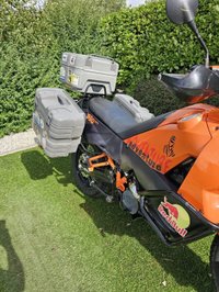 USED 2008 08 KTM 990 ADVENTURE 999cc 1 PREV OWNER FULL KTM PANNIER KIT