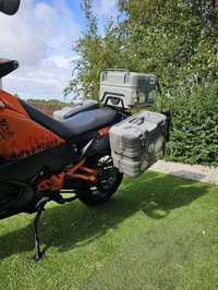 USED 2008 08 KTM 990 ADVENTURE 999cc 1 PREV OWNER FULL KTM PANNIER KIT