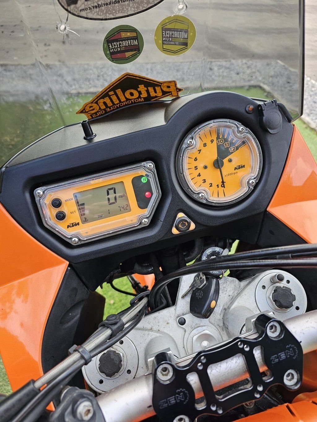 USED 2008 08 KTM 990 ADVENTURE 999cc 1 PREV OWNER FULL KTM PANNIER KIT