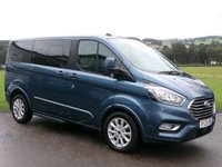 USED 2020 20 FORD TOURNEO CUSTOM 2.0 320 EcoBlue Titanium Minibus Double Cab 5dr Diesel Manual L1 Euro 6 (s/s) (130 ps) Low mileage