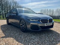 USED 2021 21 BMW 5 SERIES 2.0 520d MHT M Sport Touring 5dr Diesel Hybrid Steptronic Euro 6 (s/s) (190 ps) PRO MEDIA/CAMERA/19 IN ALLOYS/FSH