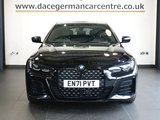 USED 2022 71 BMW 4 SERIES GRAN COUPE 2.0 430i M Sport Hatchback 5dr Petrol Auto Euro 6 (s/s) (245 ps) HIGH QUALITY, HIGH PERFORMANCE, NEW SHAPE GRAN COUPE - 1 OWNER FROM NEW AND COMES WITH A FULL SERVICE HISTORY + M SPORT PRO PACK + TECH PACK + VIRTUAL COCKPIT DIGITAL DASH DISPLAY + SATELLITE NAVIGATION + REAR VIEW CAMERA + HARMAN KARDON SOUND SYSTEM + APPLE CARPLAY / ANDROID AUTO + DAB DIGITAL RADIO + ENHANCED BLUETOOTH PHONE FUNCTIONALITY WITH USB AUDIO INTERFACE AND VOICE CONTROL + KEYLESS START + CRUISE CONTROL + IN CAR ENTERTAINMENT WITH TOUCH SCREEN MEDIA DISPLAY + AUTOMATIC LED HEADLIGHT