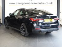 USED 2022 71 BMW 4 SERIES GRAN COUPE 2.0 430i M Sport Hatchback 5dr Petrol Auto Euro 6 (s/s) (245 ps) HIGH QUALITY, HIGH PERFORMANCE, NEW SHAPE GRAN COUPE - 1 OWNER FROM NEW AND COMES WITH A FULL SERVICE HISTORY + M SPORT PRO PACK + TECH PACK + VIRTUAL COCKPIT DIGITAL DASH DISPLAY + SATELLITE NAVIGATION + REAR VIEW CAMERA + HARMAN KARDON SOUND SYSTEM + APPLE CARPLAY / ANDROID AUTO + DAB DIGITAL RADIO + ENHANCED BLUETOOTH PHONE FUNCTIONALITY WITH USB AUDIO INTERFACE AND VOICE CONTROL + KEYLESS START + CRUISE CONTROL + IN CAR ENTERTAINMENT WITH TOUCH SCREEN MEDIA DISPLAY + AUTOMATIC LED HEADLIGHT