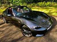 USED 2017 67 MAZDA MX-5 2.0 SKYACTIV-G Sport Nav Convertible 2dr Petrol Auto Euro 6 (160 ps) RETIRED OWNER SINCE 2021 WITHONLY 20,900 MILES AND FULL MAZDA MAIN DEALER SERVICE HISTORY X10 SERVICE VISITS/STAMPS//FULL LEATHER//HEATED SEATS//AIRCON//SATNAV//BLUETOOTH (160 ps) RETIRED OWNER SINCE 2021 WITH ONLY 20,900 MILES AND FULL MAZDA MAIN DEALER SERVICE HISTORY X10 SERVICE VISITS/STAMPS//FULL LEATHER//HEATED SEATS//AIRCON//SATNAV//BLUETOOTH//PARK SENSORS