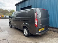 USED 2022 22 FORD TRANSIT CUSTOM GREY 300 ECOBLUE LIMITED PANEL VAN, 2.0, L2, H1, EURO 6, 130PS (FG22 XGS) Delivery and Finance available. 25+ years in business. RAC Approved Dealer