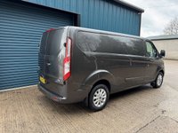 USED 2022 22 FORD TRANSIT CUSTOM GREY 300 ECOBLUE LIMITED PANEL VAN, 2.0, L2, H1, EURO 6, 130PS (FG22 XGS) Delivery and Finance available. 25+ years in business. RAC Approved Dealer